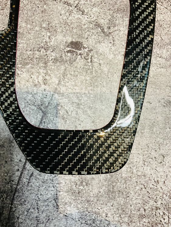 Carbon Fahrerbecherhalter Abdeckung Für BMW 3er E90, E92, E93 - Einfach Kleben