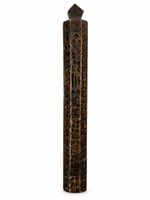 Geschnitzter Räucherstäbchenhalter aus Holz mit Deckel