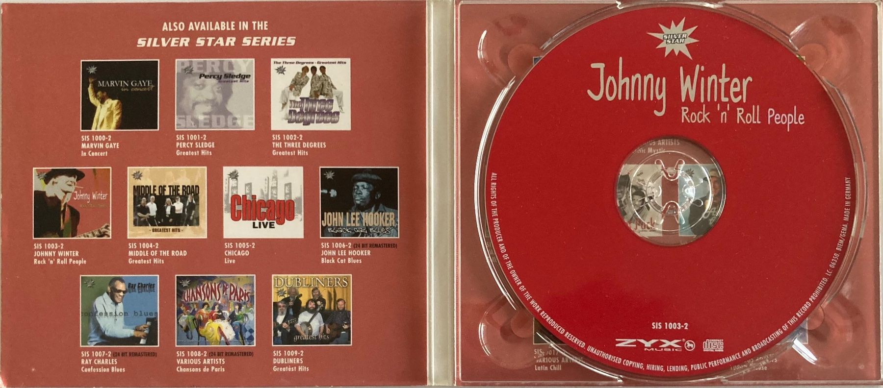 CD: JOHNNY WINTER - ROCK'N'ROLL PEOPLE – Usato da Poliez-Pittet venduto da Newtown-Records 2