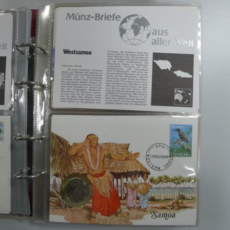 Album mit 35 Münzbriefen (teils Numisbriefe) (Gebraucht) in Sursee für ...