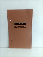 Tarif Mazda 1984 (Suisse)