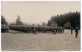 Militär Appell Infanteristen in Vollmontur, um 1920