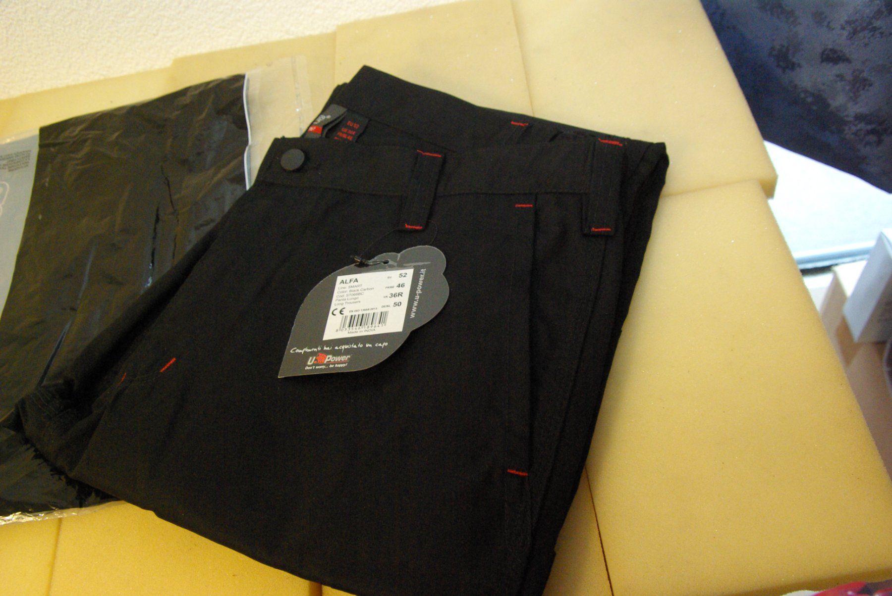 Pantalons: Arbeitshose U.Power ALFA Gr. 52, schwarz – Neuf avec emballage d'origine à Herisau par Cevianer1844 7