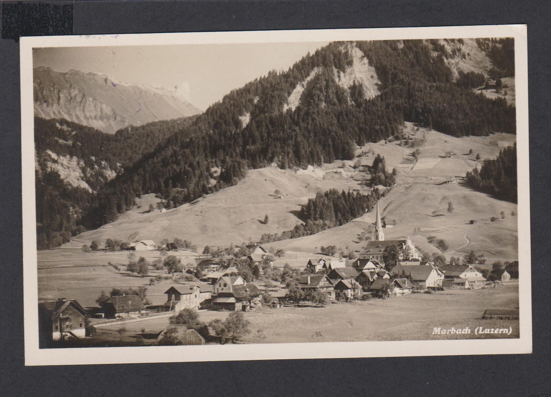 Cartoline postali: Marbach  LU   :   alte Ansichtskarte  von 1931 – Usato da Vitznau venduto da Ropaku