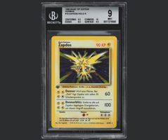 Pokémon Zapdos Base Set | 1st Edition Holo | German | BGS 9