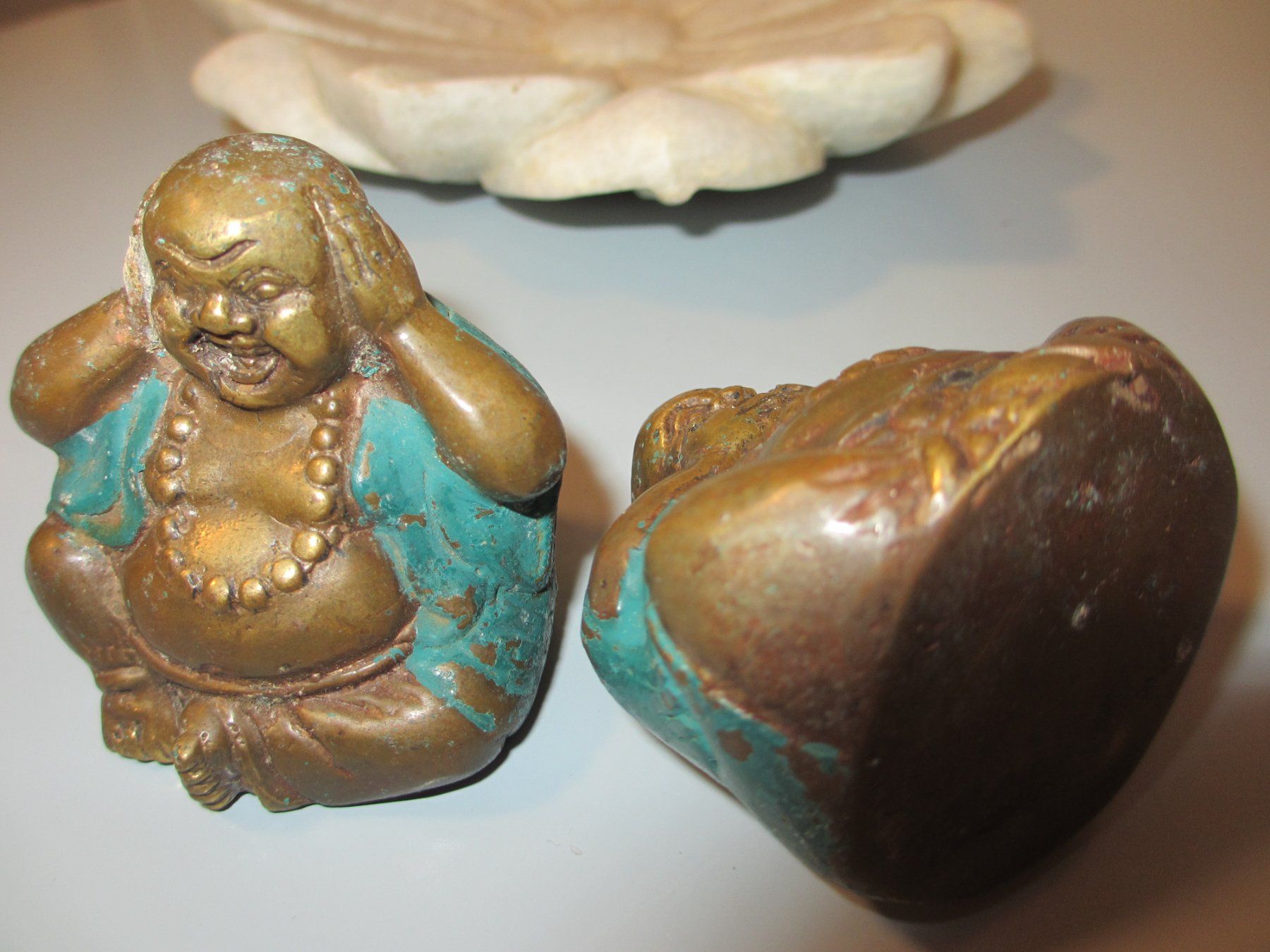 Statuette: 2x Messing Buddha Figuren Deko – Nuovo (secondo la descrizione) da Herisau venduto da fan_h9qj 2