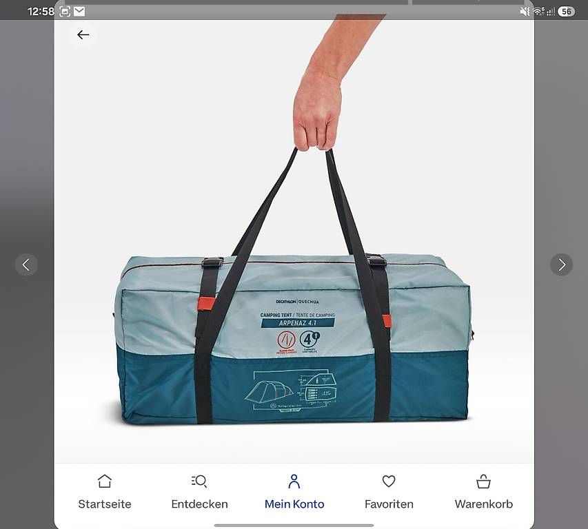 Decathlon Tentes: Camping Zelt – D'occasion à Sevelen par kimmar 3