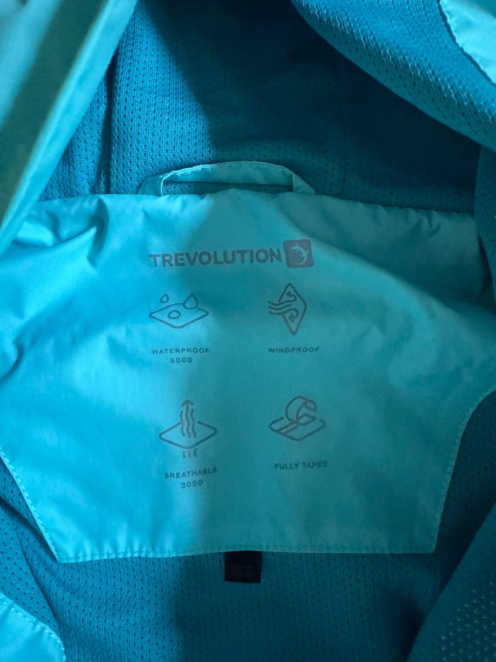 Giacche & Cappotti: Regenjacke Trevolution hellblau Grösse 164 – Usato da Bäriswil BE venduto da salatissimo 2
