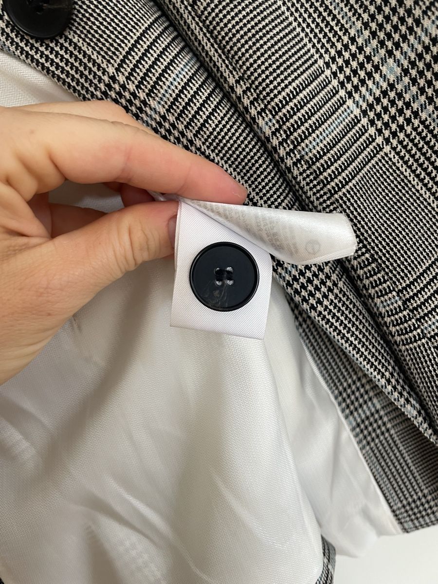 H&M Jacken: H&M Blazer Karomuster grau/blau, Gr. 36 – Gebraucht aus Zürich von katidust 4