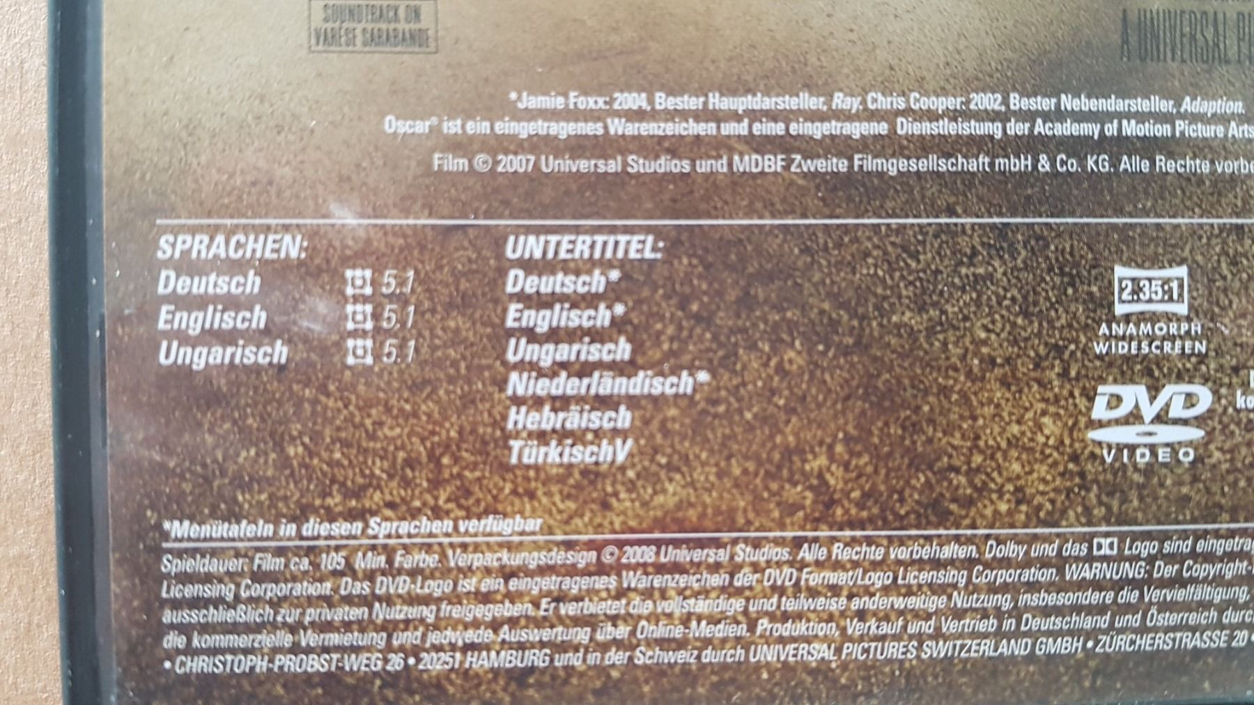Tutti i DVDs: DVD Operation Kingdom / Jamie Foxx – Usato da Oetwil am See venduto da fineli2 1