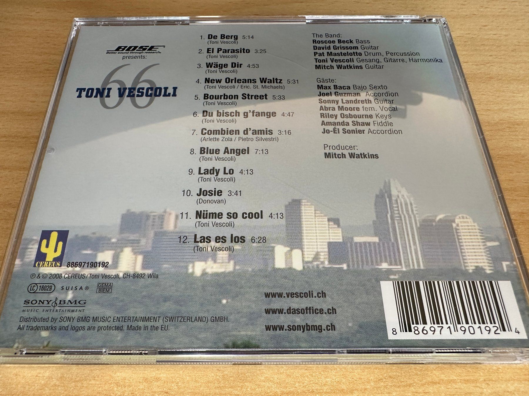 CD: Toni Vescoli – 66 – Usato da Rikon im Tösstal venduto da Alpenmutz 1