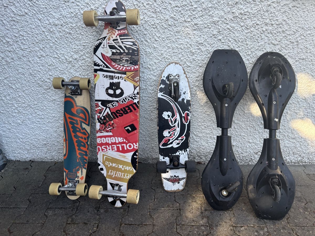 Skateboards: Skateboards und Waveboards Konvolut gebraucht – D'occasion à Russikon par Zuercher123 1