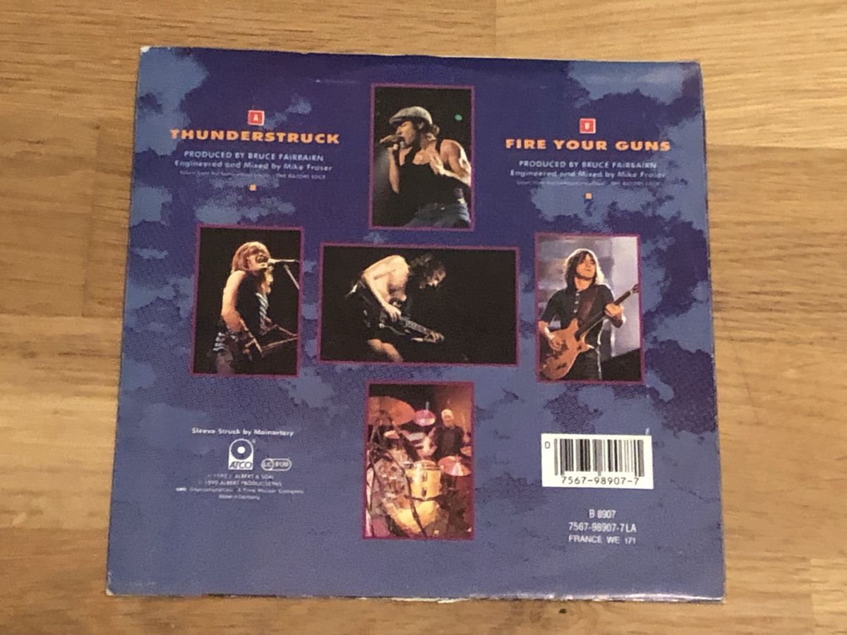 Dischi in vinile: AC/DC. 1990.THUNDERSTRUCK / Fire Your Guns – Usato da Faulensee venduto da Mizuno06 2
