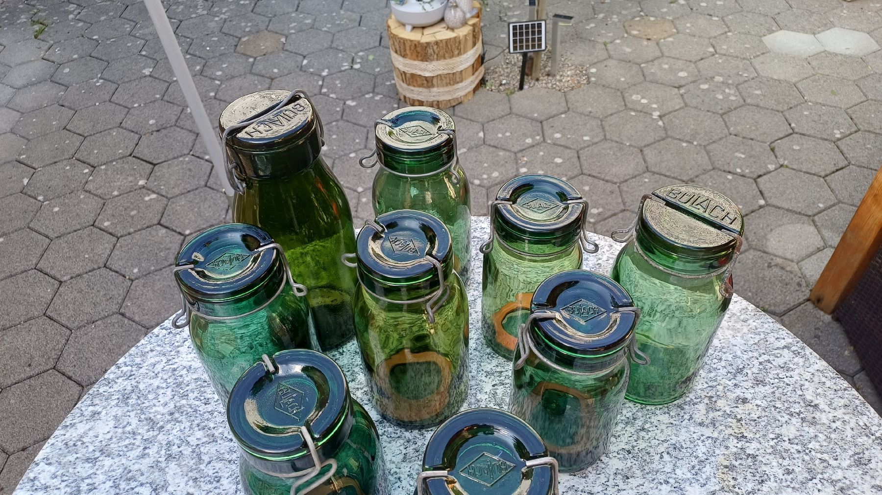 Bülacher Behälter & Ähnliches: 9 Bülacher Einmachgläser – Gebraucht aus Flawil von Naphtali 6