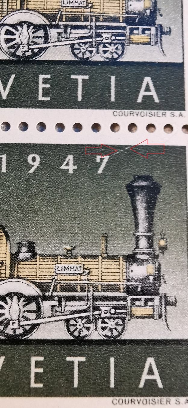 Tutti i francobolli: 1947* Mit Abart – Nuovo (secondo la descrizione) da Aadorf venduto da Chnorli-Furz 3
