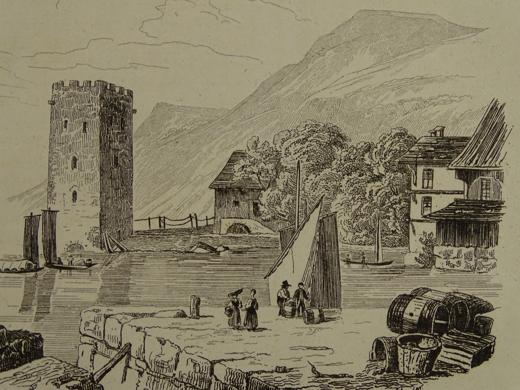 Incisioni: STANSSTAD, STAHLSTICH 1836 – Usato da Grüningen venduto da Kartensammler 2
