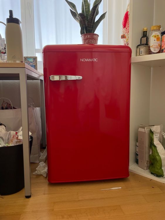Cute mini fridge novamatic ks oldi 108 red kaufen auf ricardo