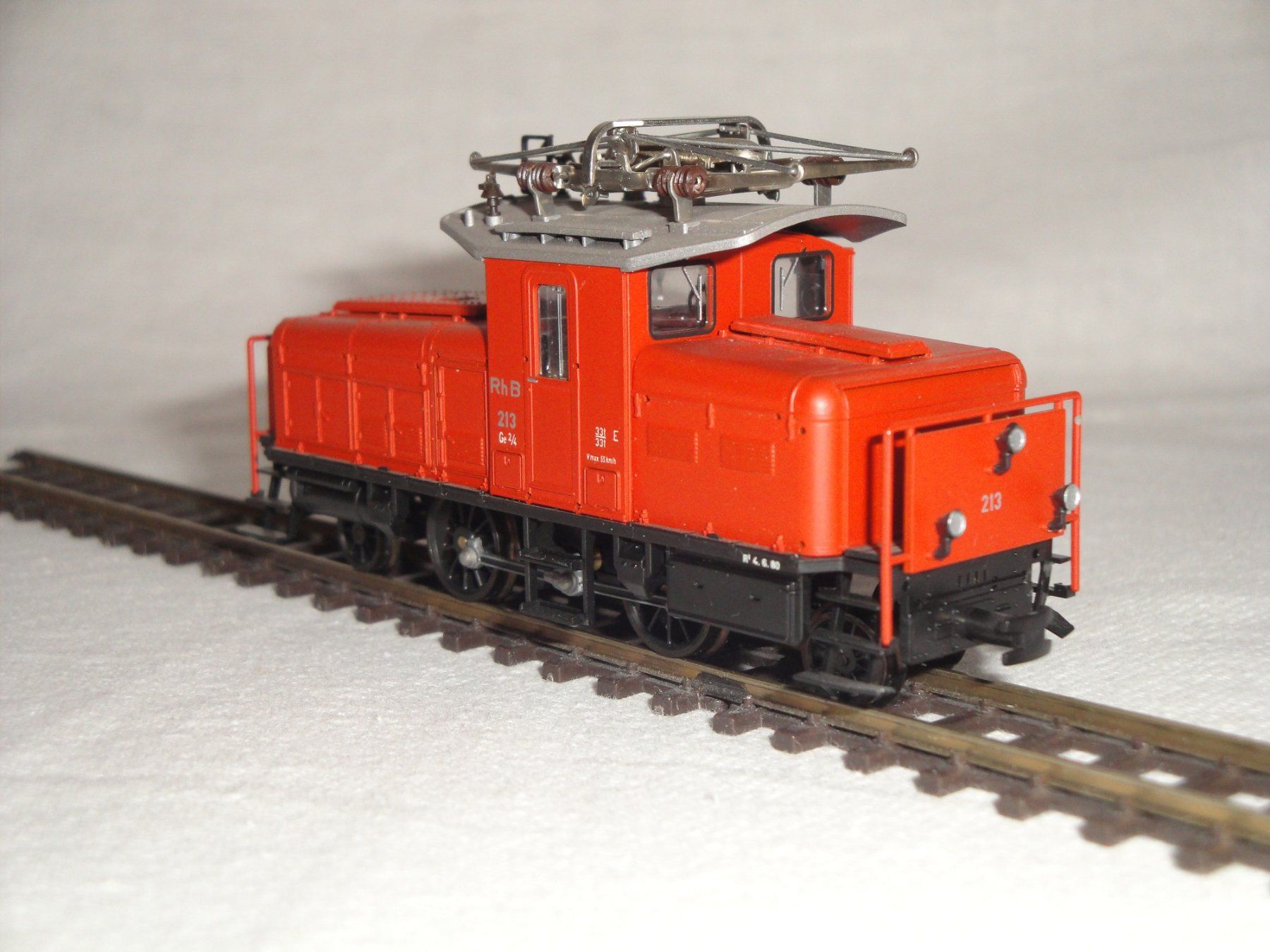 Bemo Modellini di ferrovie: Bemo RhB-Rangierlok Ge 2/4 213 – Nuovo e nell'imballaggio originale da Wolfwil venduto da heinzs3575 1