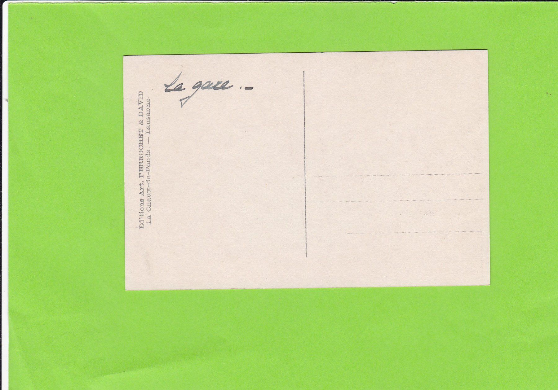 Cartoline postali: Rochers de Naye – Usato da St. Peterzell venduto da neckertal 1