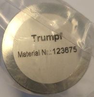 Trumpf Filterelement Nr. Neu 0377005 / Nr. Alt 123675