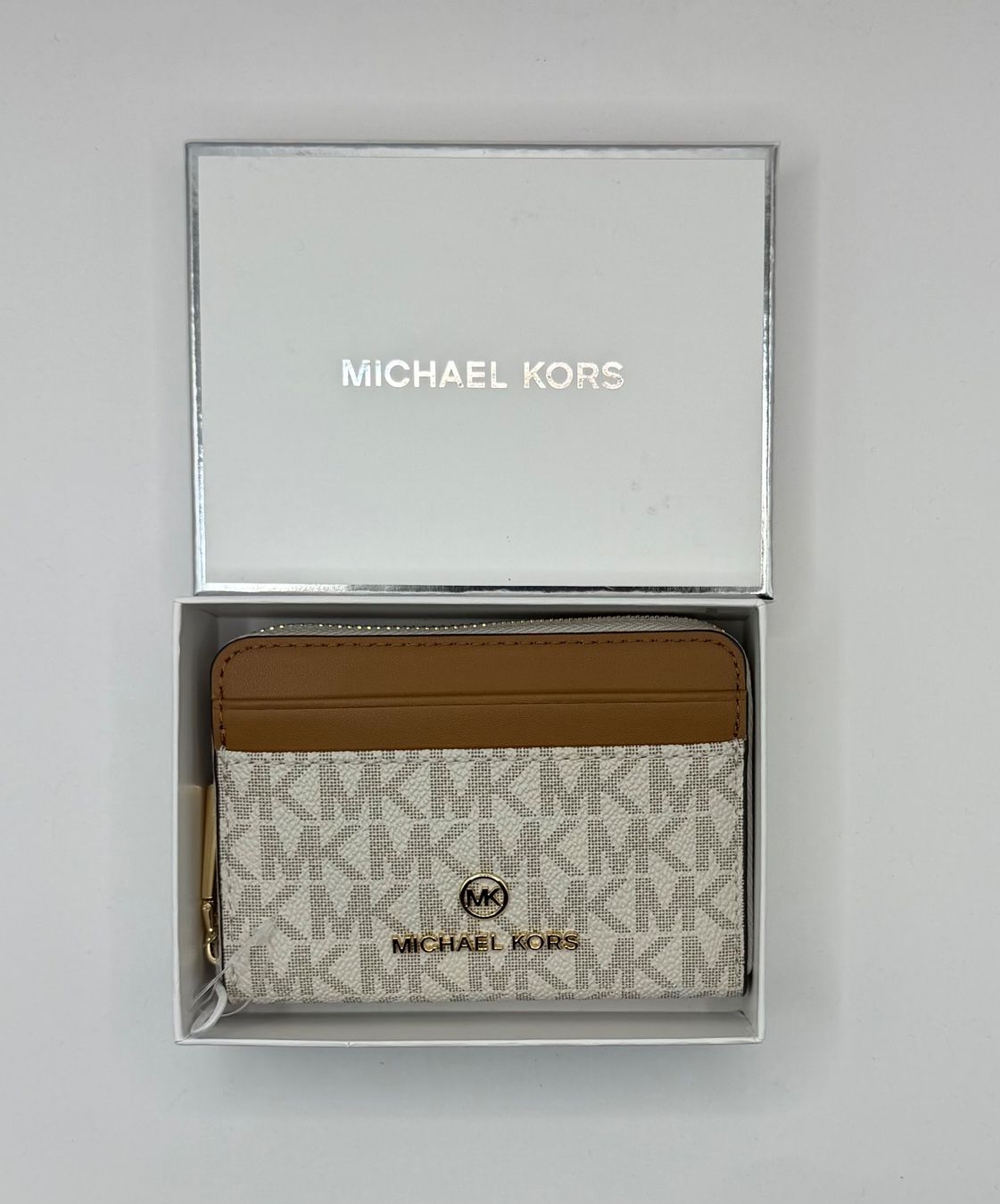 Michael Kors Portamonete: Michael Kors JET SET CHARM COIN CARD CASE, vanille – Nuovo e nell'imballaggio originale da Oberaach venduto da Dandy2021 5