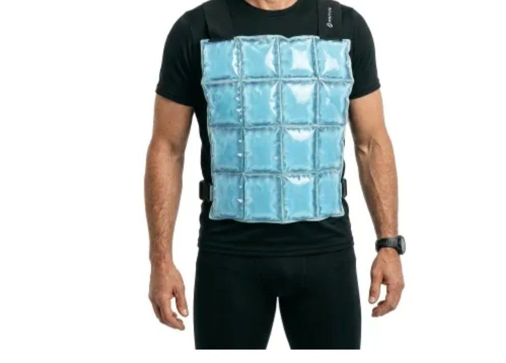 Gilet & Giacche: Kühlweste blau – Nuovo e nell'imballaggio originale da Davos Platz venduto da wauwauin
