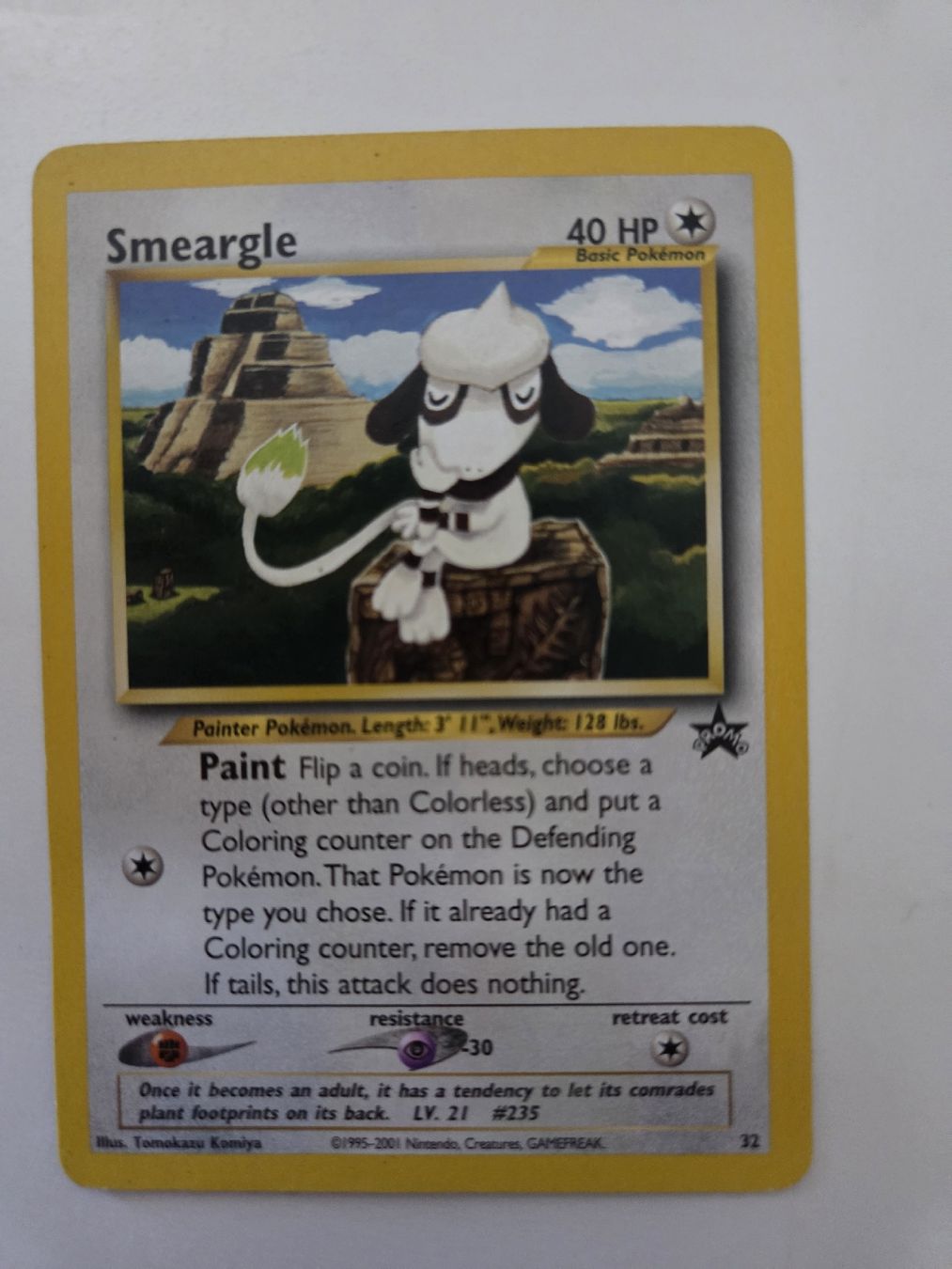 Pokémon Sammelbilder & Trading cards: Carte Pokemon Smeargle 40 HP Basic Collection 2001 – Neu (gemäss Beschreibung) aus Yverdon les Bains von ram_k577