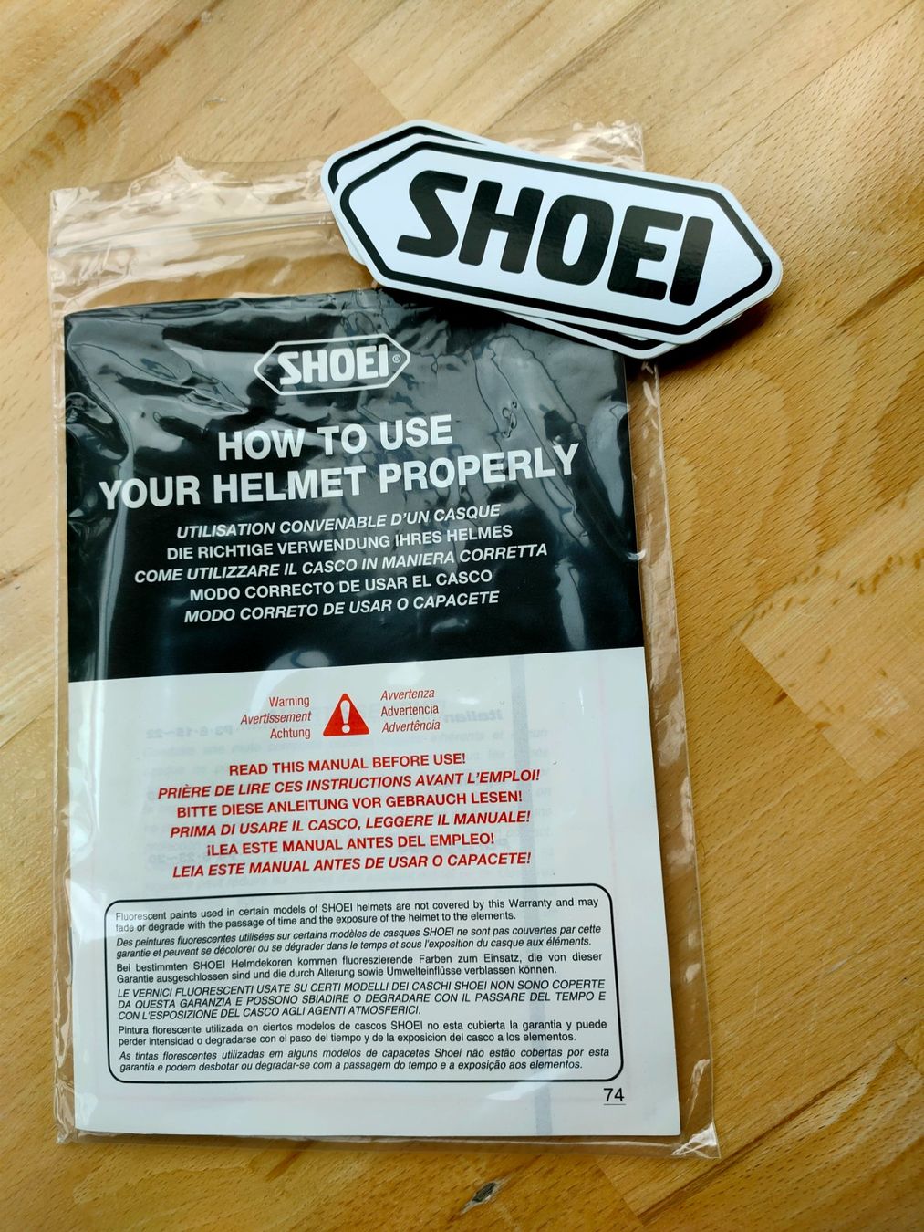 Shoei Helme & Visiere: SHOEI Motorradhelm , schwarz matt , 61 cm – Neu (gemäss Beschreibung) aus Ormalingen von maite06 9