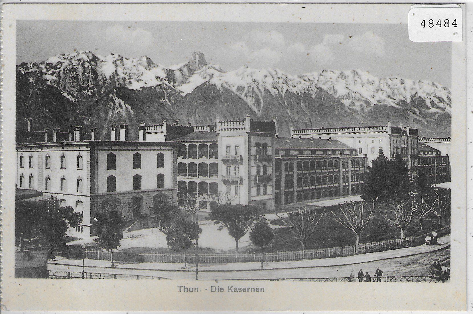 Ansichtskarten: Thun - Die Kaserne – Gebraucht aus Ettingen von Kartenplanet