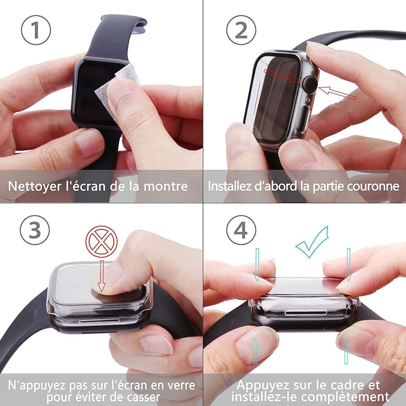 Covers & Schutzfolien: Coque+verre pour Apple Watch Serie 7 45mm – Neu und originalverpackt aus Morges von DigiAC 6