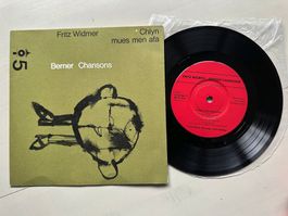 FRITZ WIDMER Kult Single Chlyn mues Berner Chansons SWISS CH