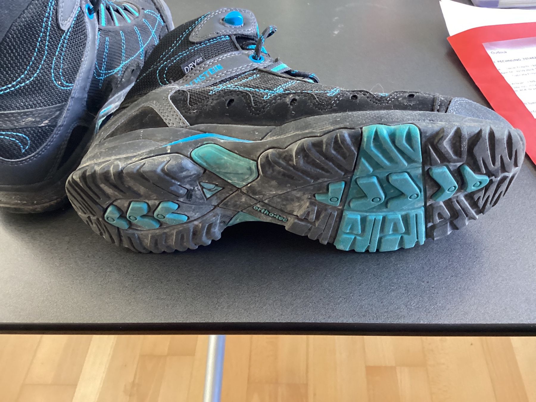 Dachstein Herrenschuhe: Wanderschuhe Dachstein DryDS schwarz blau gebraucht – Gebraucht aus Hüntwangen von Jcougar 3