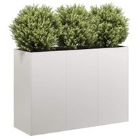 vidaXL PflanzkÃ¼bel 120x40x80 cm Edelstahl