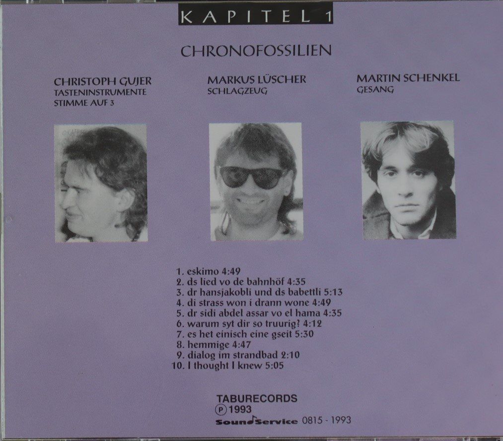 CD: Chronofossilien – Kapitel 1 – Usato da Luzern venduto da CONTENTI 2