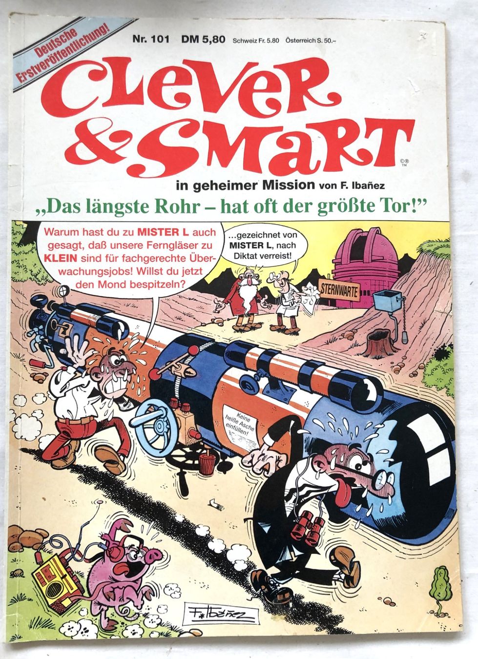 Fumetti: CLEVER & SMART - Nr.101 - 1.Auflage – Usato da Schaffhausen venduto da durruti