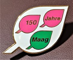 Q409 - Pin 150 Jahre Firma Maag