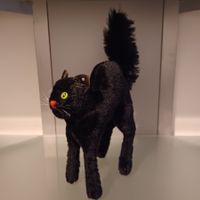seltene Steiff Katze 22 cm gross um 1960