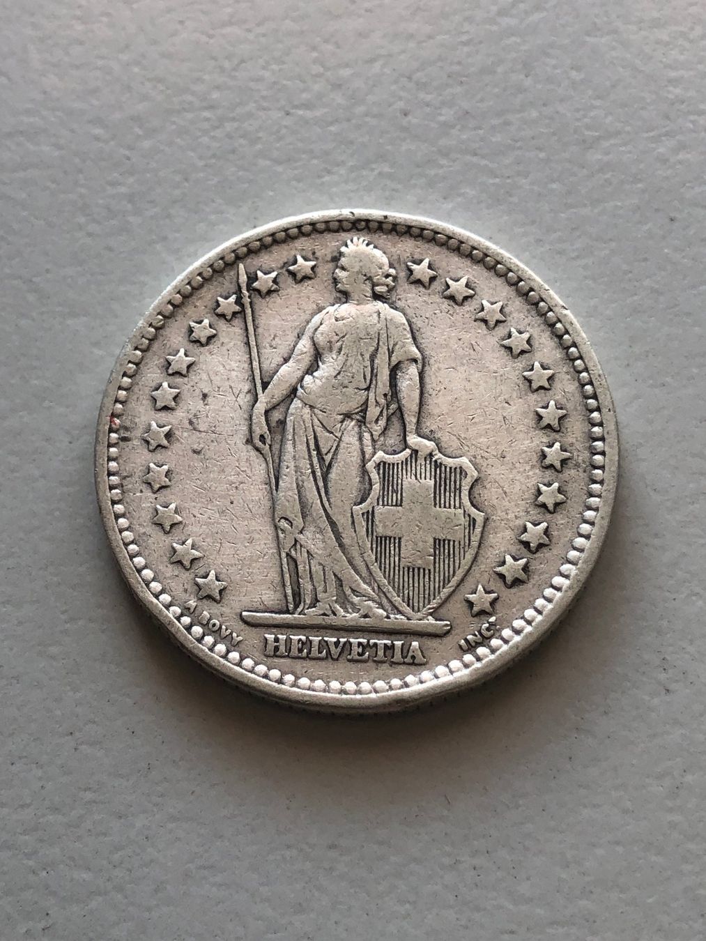 Tutti le monete: 2 Fr. 1910 – Usato da Schötz venduto da Odpa 1