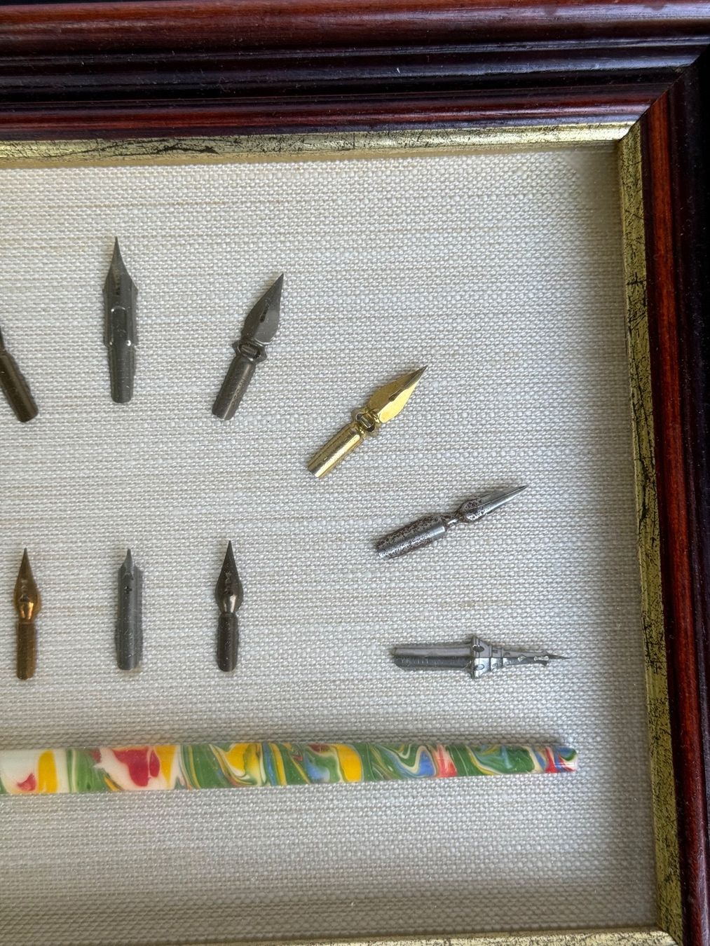 Penna & Evidenziatori: Tableau de collection de stylos à encre. – Usato da Lausanne venduto da artnouveau04 2