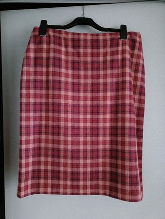 Hennes Wollrock Gr. 44 Herbst Winter kariert top Zustand