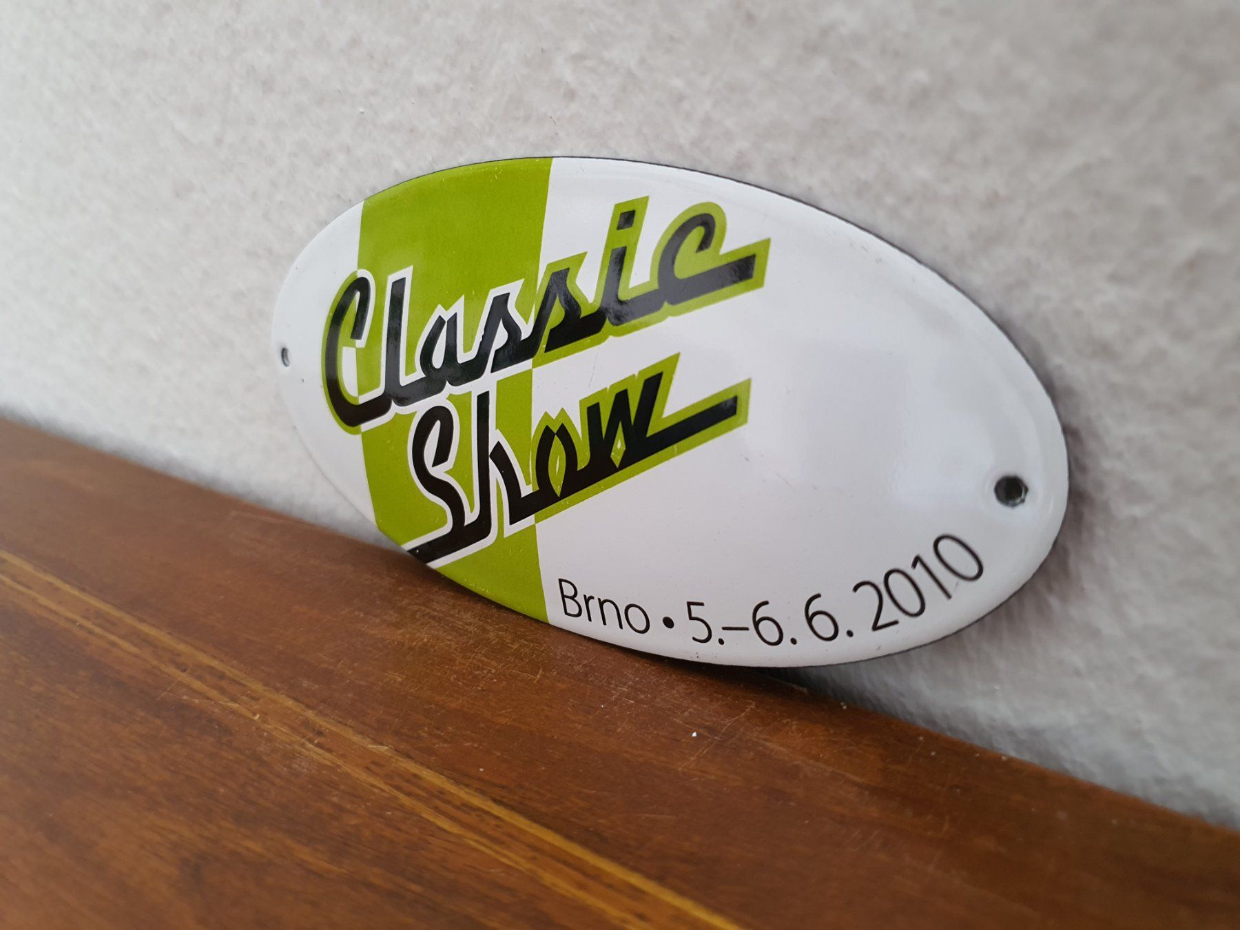 Schilder: Emailschild Classic Show Brno Oldtimer Emaille Schild Retro – Neu (gemäss Beschreibung) aus Schaffhausen von pfanis09 3