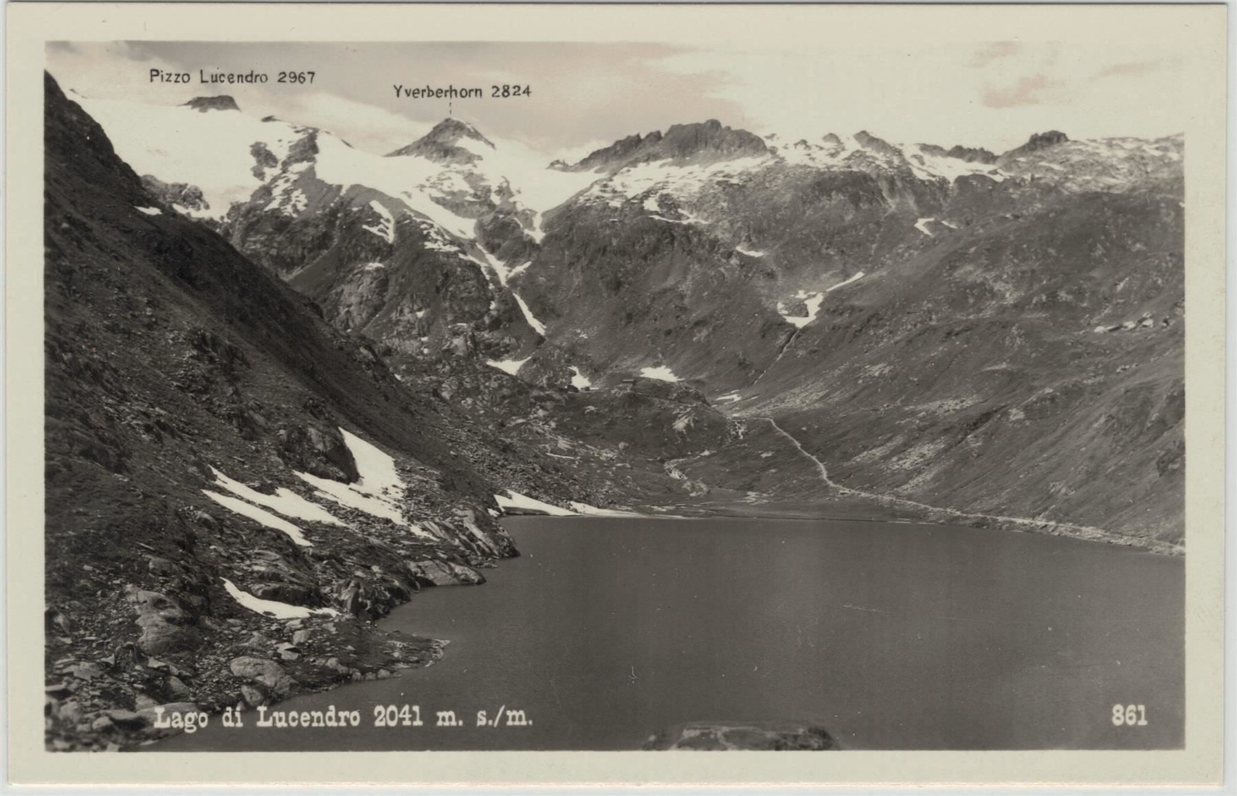 Ansichtskarten: TI 67 AIROLO - LAGO DI LUCENDRO – Gebraucht aus Fribourg von philafri