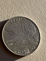 Italie - 50 centimes - 1939