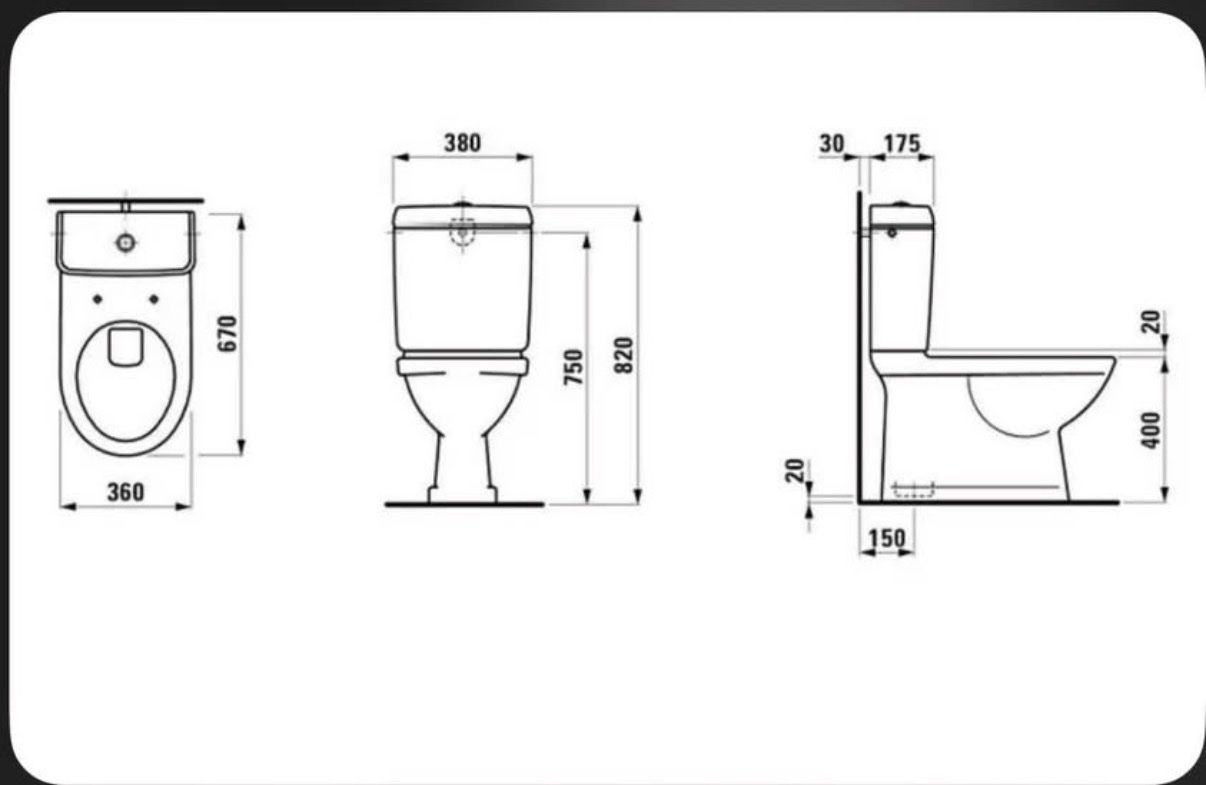 Laufen WC: stand wc laufen – Usato da sargans venduto da arbon- 3