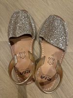Ria Menorca Sandalen Glitzer Gold Grösse 37 Sommer ☀️