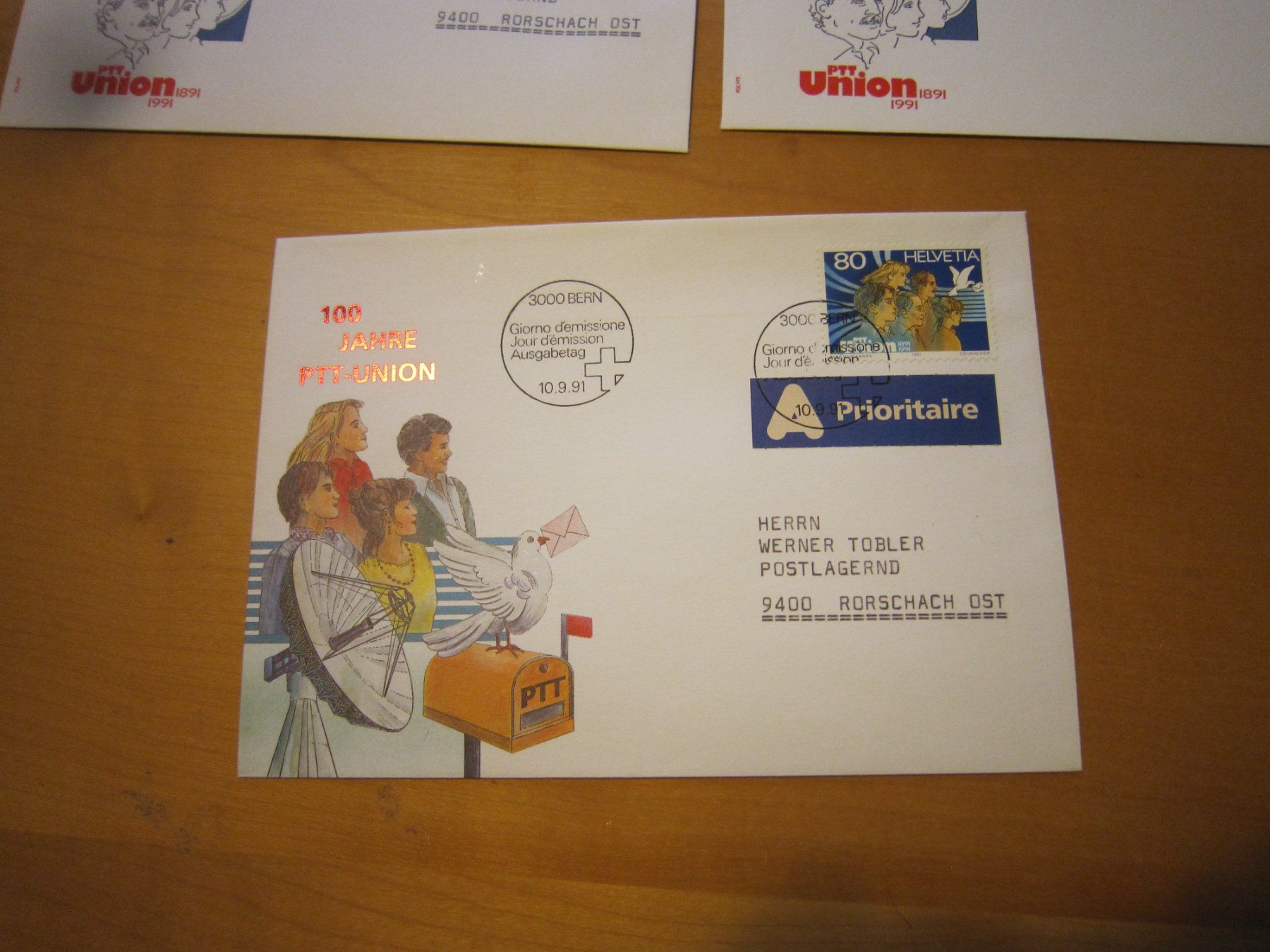 Tutti i francobolli: CH 1991 FDC spezialbrief – Usato da Gordola venduto da Polentaefung 1