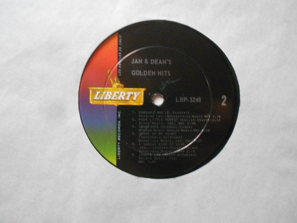 Dischi in vinile: JAN & DEAN'S  -  GOLDEN HITS – Usato da Bex venduto da Giorgiob 4