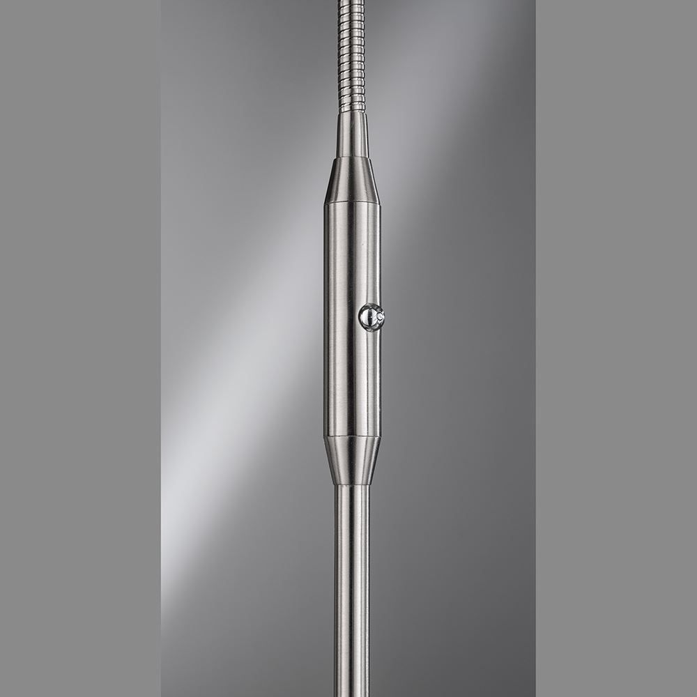 Lampade: LED Stehleuchte, Chrom, 150 cm Höhe – Nuovo (secondo la descrizione) da Kreuzlingen venduto da Smart-Light 3