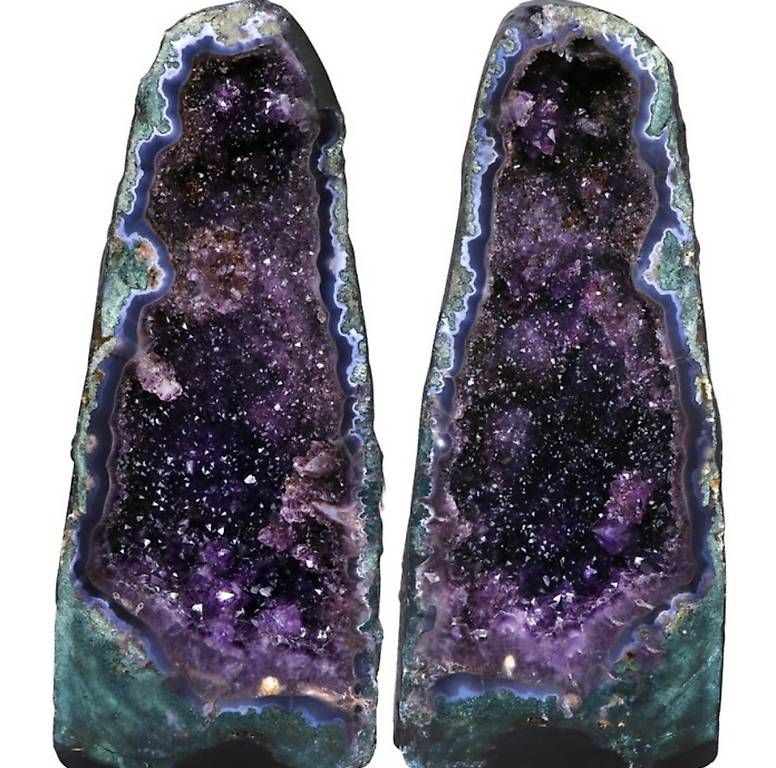 ametista e agata-Matche Pair-Geode (Usato) a Sementina per CHF 4000 ...