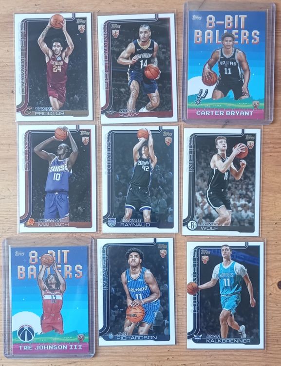 Topps 2025-26 NBA Rookie cards lot 42 (Neu (gemäss Beschreibung)) in ...